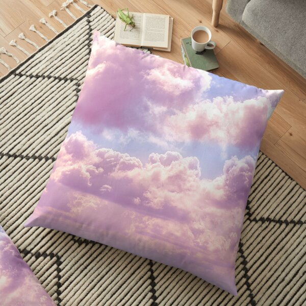 Purple dream sky Floor Pillow