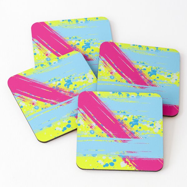 Item preview, Colorful Splatter Brush Summer Vibes • Vivid Splat Fluor Color Mix • Splatter Art designed and sold by SassyClassyMe.