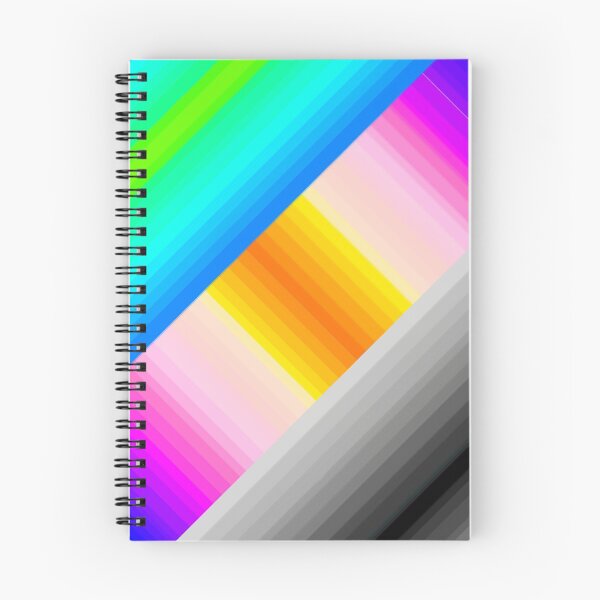 Item preview, Grey rainbow stripes  designed and sold by Melanie Jeyakkumar.
