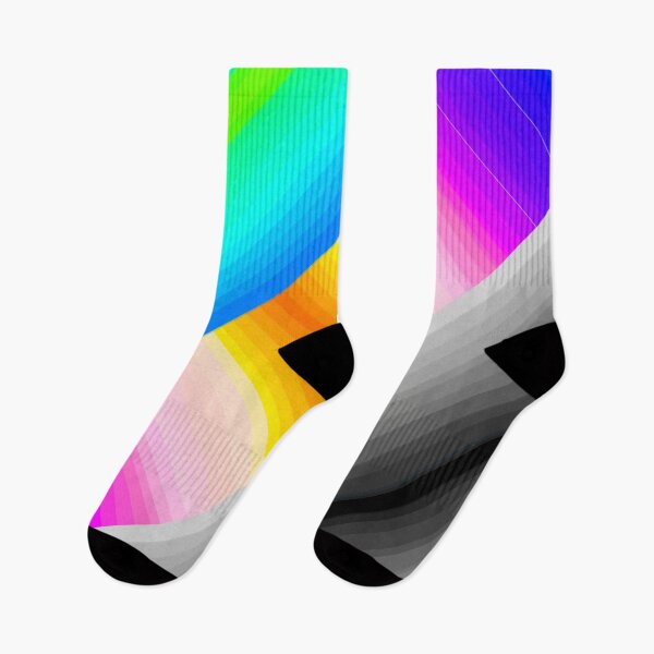 Item preview, Grey rainbow stripes  designed and sold by Melanie Jeyakkumar.