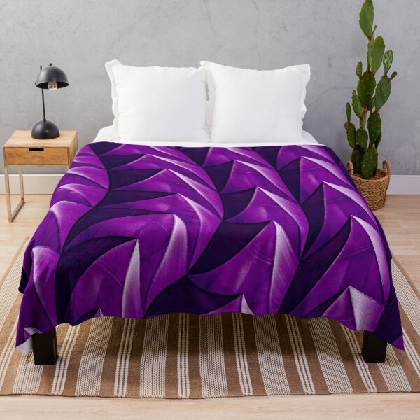 Item preview, Purple Pyramid Geometric Pattern designed and sold by thesnowwhyte.