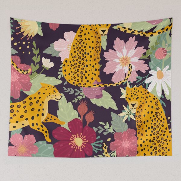 Item preview, floral leopard designed and sold by haroulita.