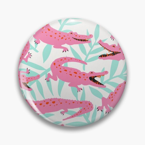 Item preview, Alligator Collection – Pink & Turquoise Palette designed and sold by Cat Coquillette.