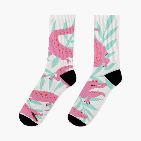 Artikelvorschau, Alligator Collection - Palette in Pink und Türkis entworfen und verkauft von Cat Coquillette.