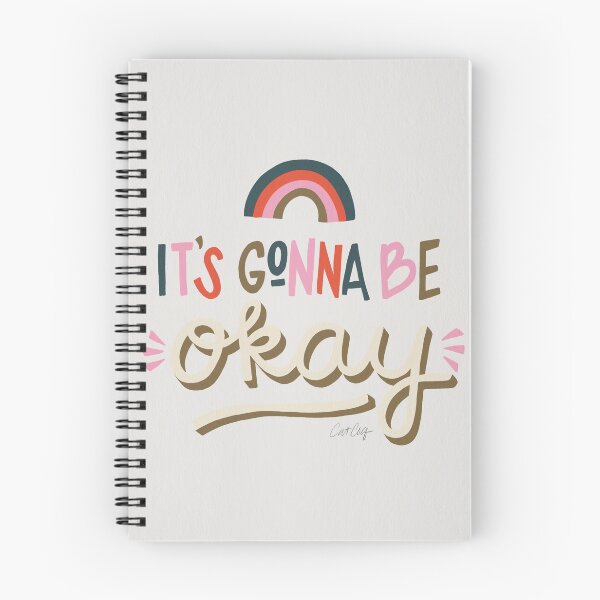 Item preview, It's Gonna Be Okay – Coral & Pink Palette designed and sold by Cat Coquillette.