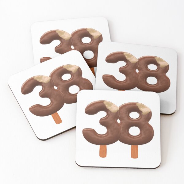 Item preview, 38 Ice Cream Thirty Eight Number 3d Chocolate designed and sold by HelloFromAja.