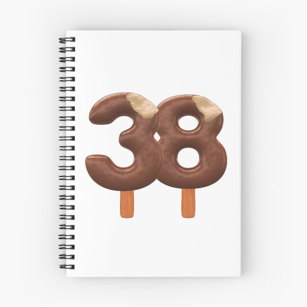 Item preview, 38 Ice Cream Thirty Eight Number 3d Chocolate designed and sold by HelloFromAja.
