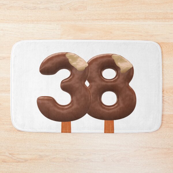 Item preview, 38 Ice Cream Thirty Eight Number 3d Chocolate designed and sold by HelloFromAja.