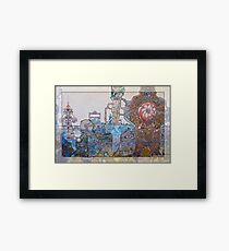 Fremantle Graffiti Framed Print