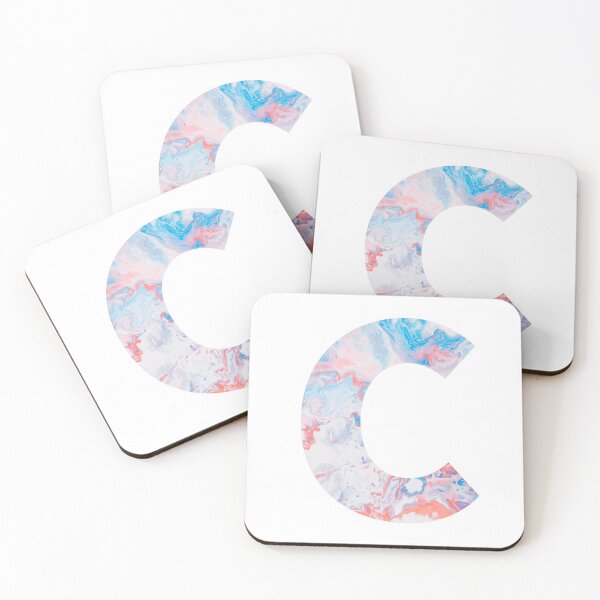 Item preview, Marbled Letter C designed and sold by Yviemakes.