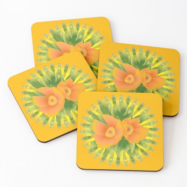 Item preview, Bright Retroish Peonies designed and sold by MaijaR.