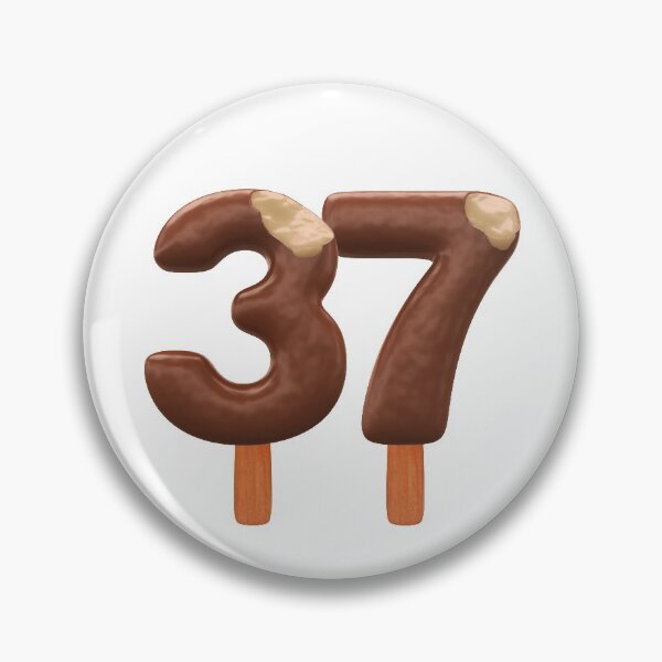 Item preview, 37 Ice Cream Thirty Seven Number 3d Chocolate designed and sold by HelloFromAja.