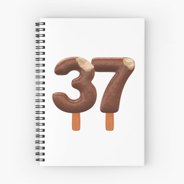 Item preview, 37 Ice Cream Thirty Seven Number 3d Chocolate designed and sold by HelloFromAja.