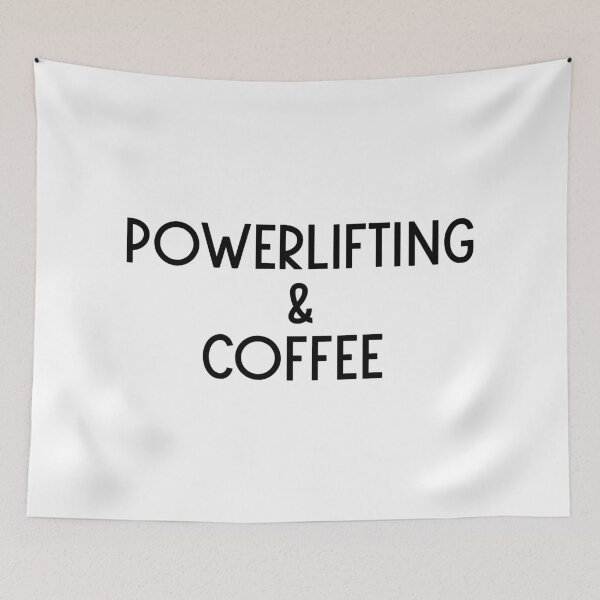 Item preview, Powerlifting and Coffee  designed and sold by jackknite.