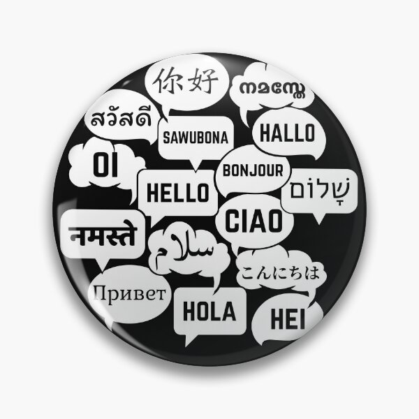 Item preview, Multilingual "Hello" Polyglot Globetrotter Language Lover designed and sold by MAS-S.