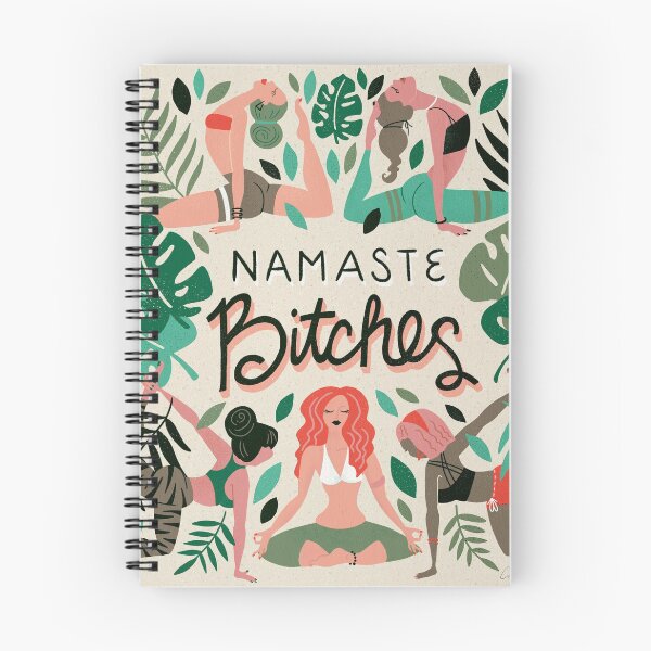 Item preview, Namaste, Bitches – Green & Red Palette designed and sold by Cat Coquillette.
