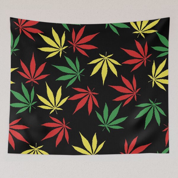 Item preview, Weed Rastafari Colors Pattern designed and sold by trajeado14.