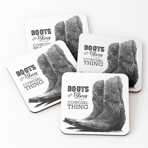 Item preview, Boots and Bling It's A Cowgirl Thing designed and sold by StampCity.