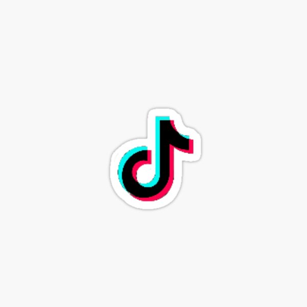 Aesthetic Tiktok Logo Stickers Redbubble