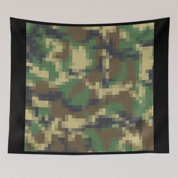 Item preview, Digital Pixel Camouflage Pattern designed and sold by frittata.