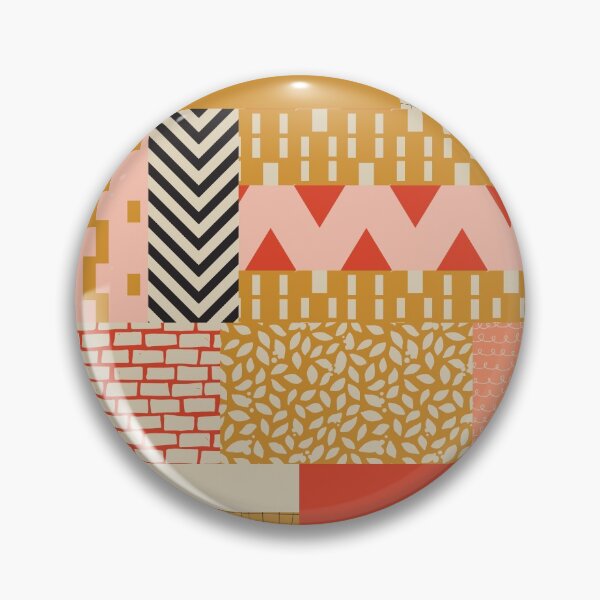 Item preview, Color Block Patch Work Salmon designed and sold by susycosta.
