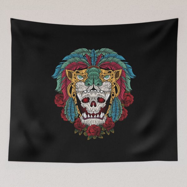 Item preview, guerrero azteca jaguar designed and sold by cat poe.