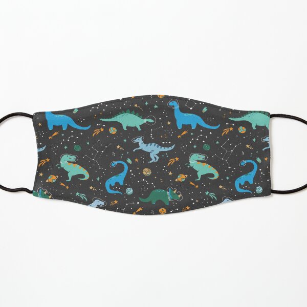 Space Dinosaurs in Blue Kids Mask