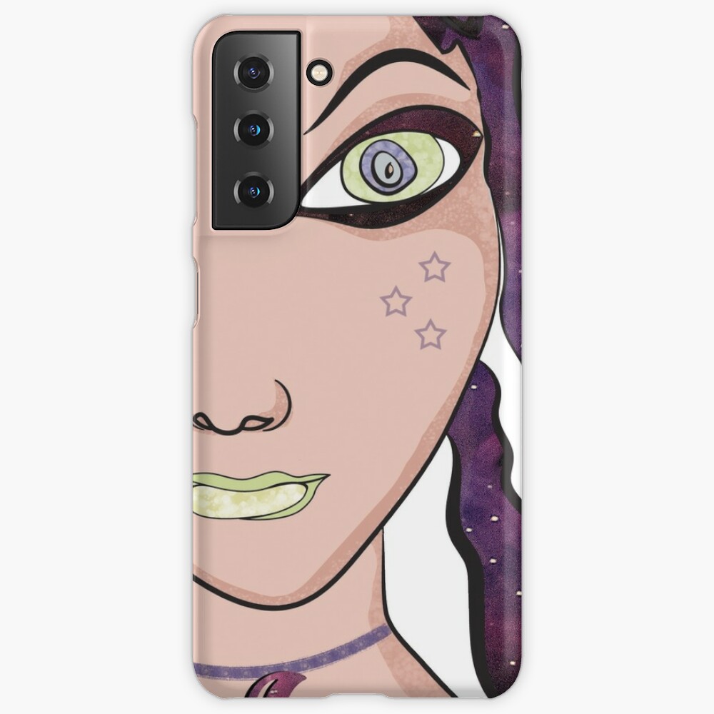 Galaxy Girl With Stars Samsung Galaxy Phone Case For Sale By Kazlographics Redbubble 0278