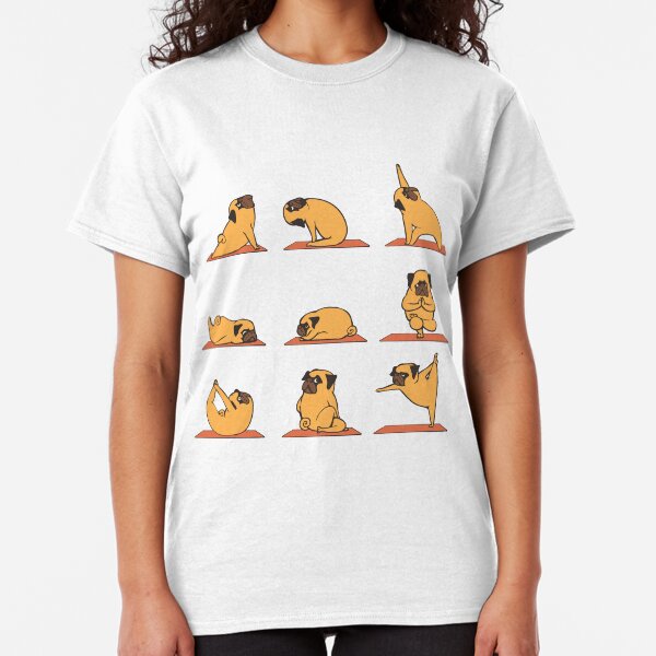 Pug Yoga Classic T-Shirt