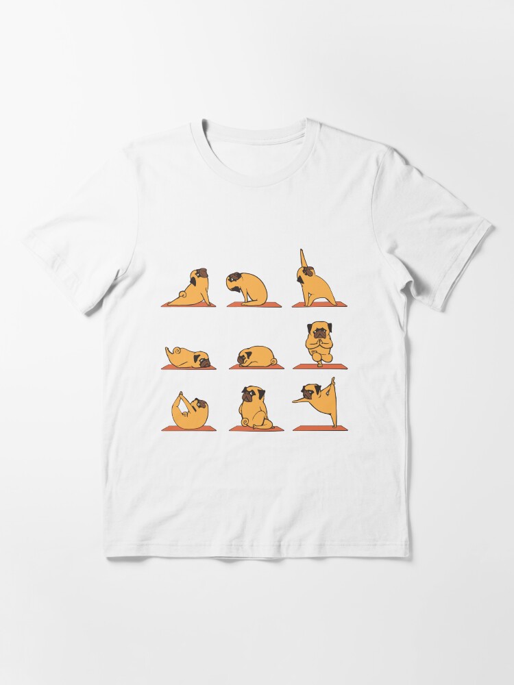 pug yoga shirt