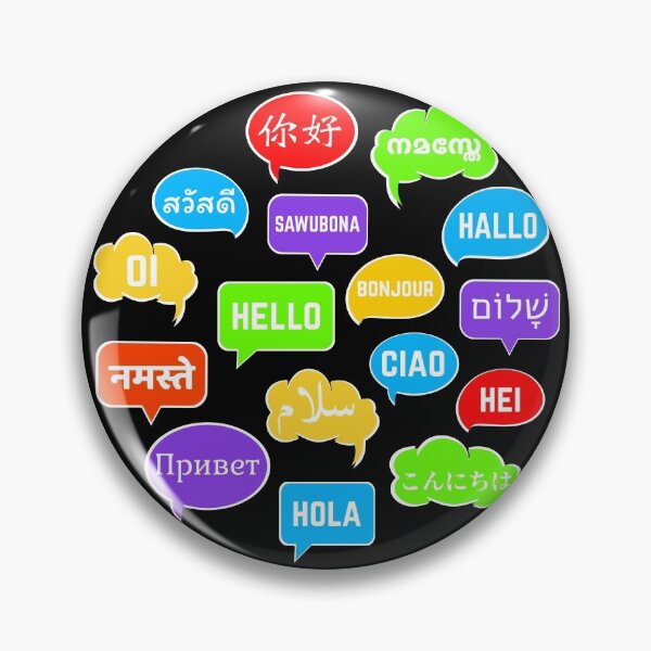 Item preview, Multilingual "Hello" - Colorful Speech Bubbles designed and sold by MAS-S.
