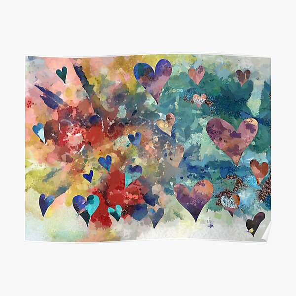 Colors in my Heart Poster
