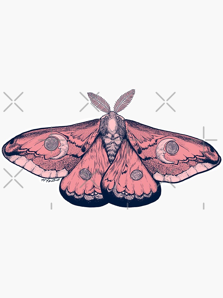 Whimsical Moths Sticker Pack — The Moonborn