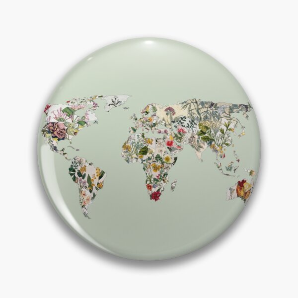 Item preview, Vintage Botanical World Green designed and sold by BiancaGreen.