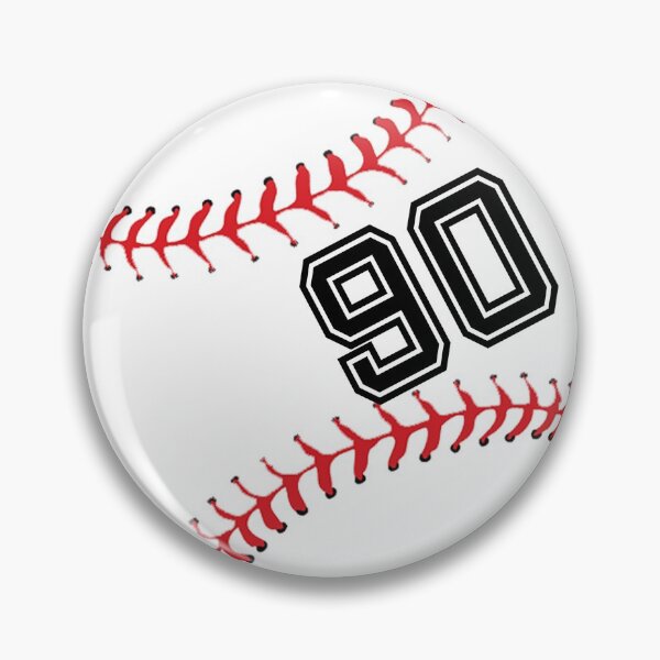 Item preview, Baseball Player Jersey No 90 Back Number #90 Ball Sport Sticker Gift designed and sold by theshirtinator.