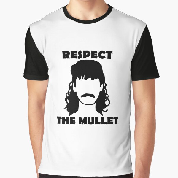 Item preview, Respect The Mullet Amazing 80s Hairstyle Hockey Hair designed and sold by mastertee.