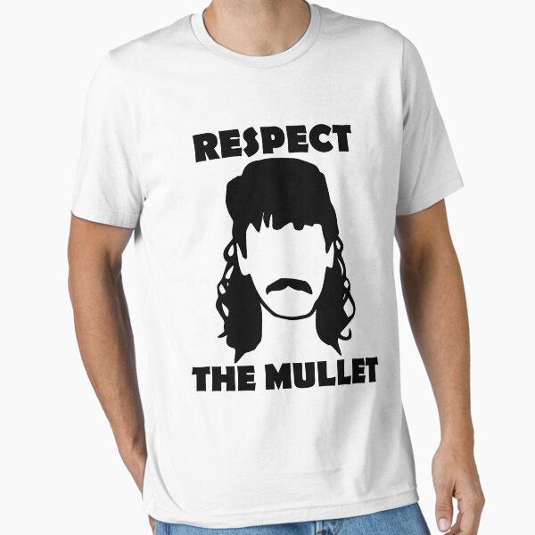 Item preview, Respect The Mullet Amazing 80s Hairstyle Hockey Hair designed and sold by mastertee.