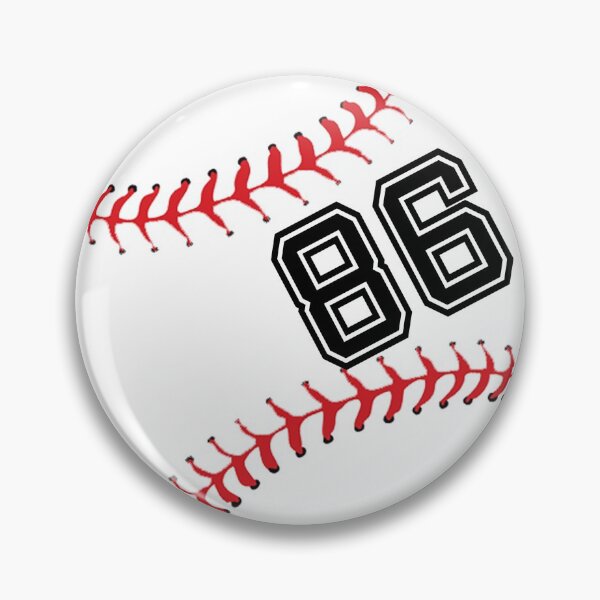 Item preview, Baseball Player Jersey No 86 Back Number #86 Ball Sport Sticker Gift designed and sold by theshirtinator.