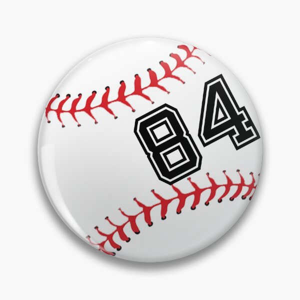 Item preview, Baseball Player Jersey No 84 Back Number #84 Ball Sport Sticker Gift designed and sold by theshirtinator.
