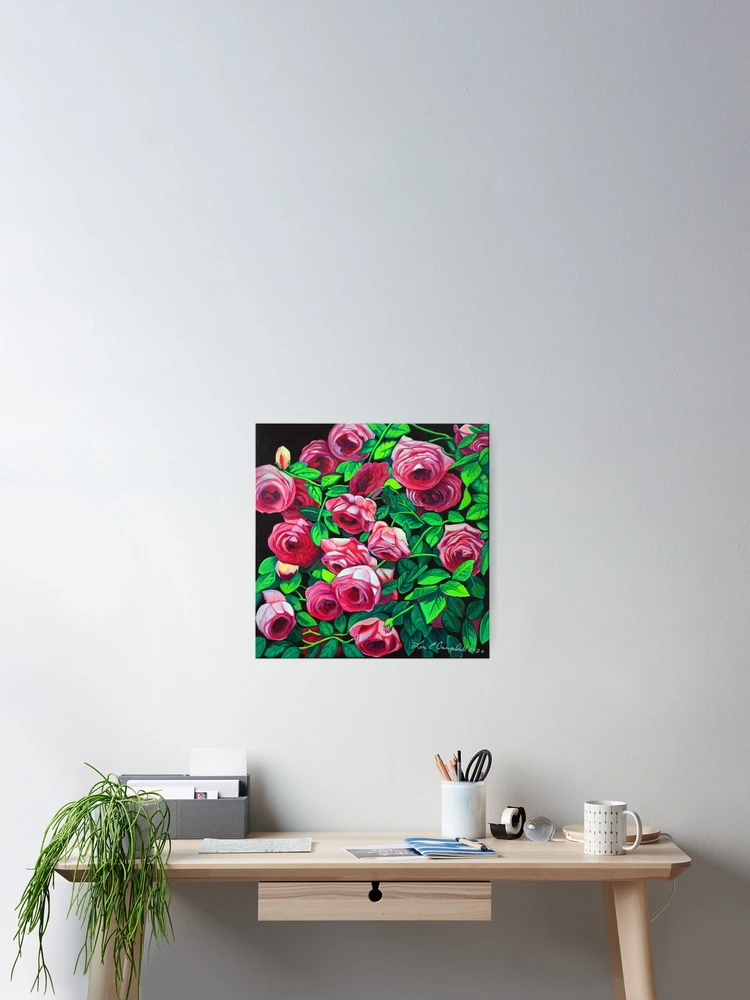 Thumbnail 2 of 3, Poster, Summer Roses designed and sold by Lori Elaine Campbell.