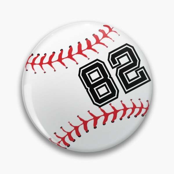 Item preview, Baseball Player Jersey No 82 Back Number #82 Ball Sport Sticker Gift designed and sold by theshirtinator.