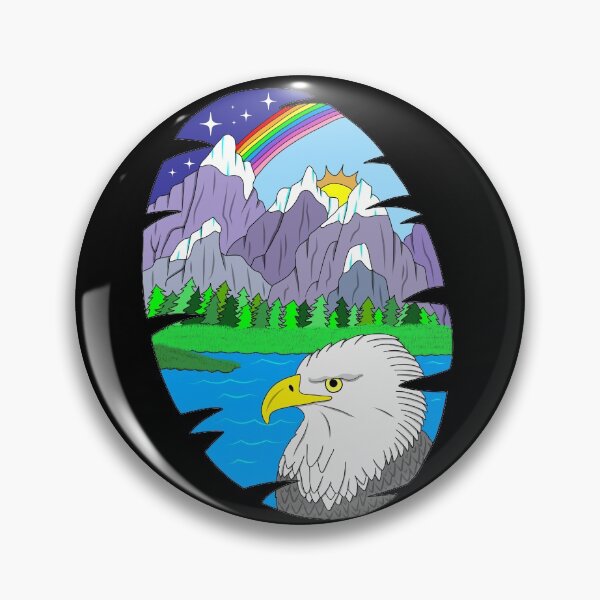 Item preview, Eagle mountain scene designed and sold by Melanie Jeyakkumar.