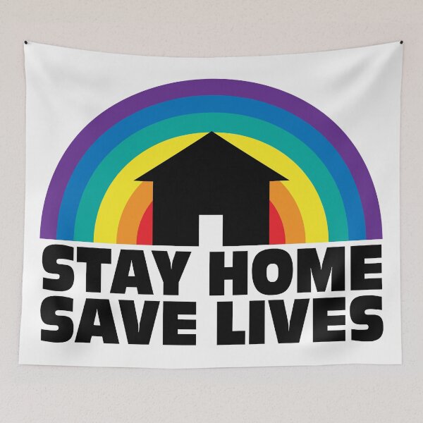 Item preview, Stay Home, Save Lives designed and sold by helendesigns.