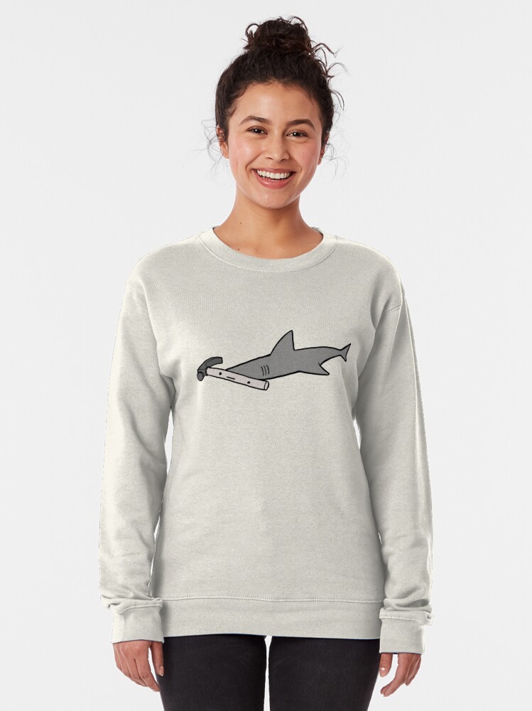 Alternate view of Hammerhead Shark Pullover Sweatshirt