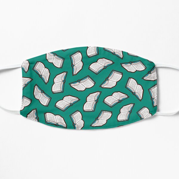 Bookish Reading Pattern in Jade Mask