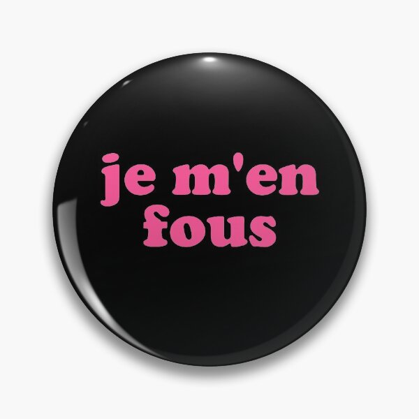 Item preview, Je M'en Fous designed and sold by kapotka.