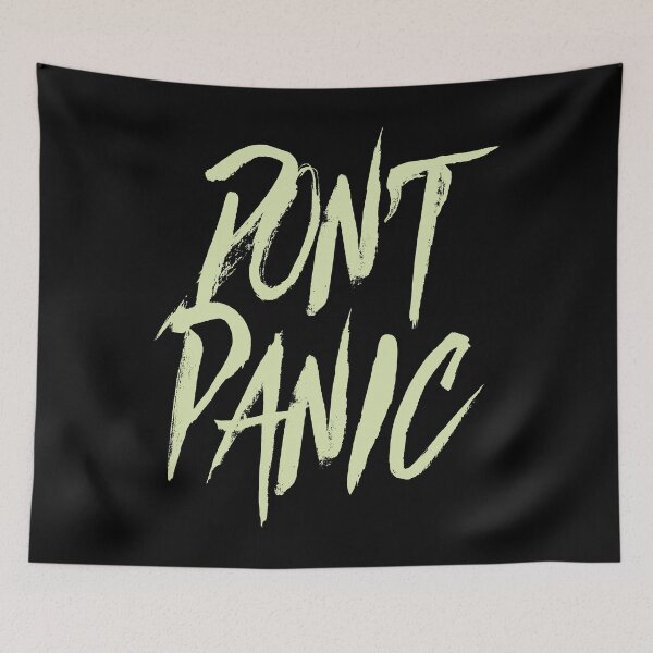 Item preview, Don't panic designed and sold by favoritequotes.