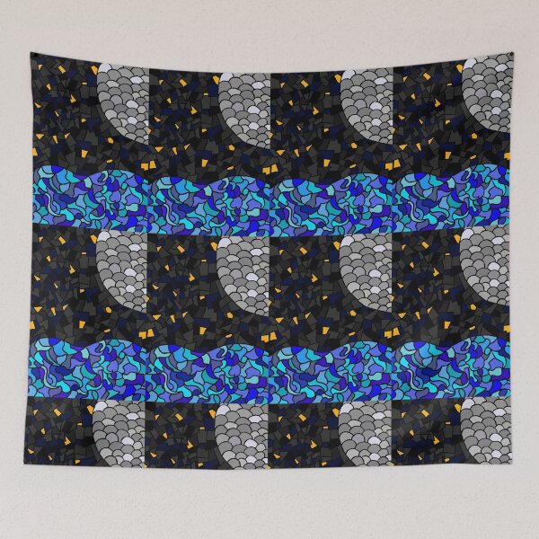 Item preview, Moonlit Sea designed and sold by kpccrafty.