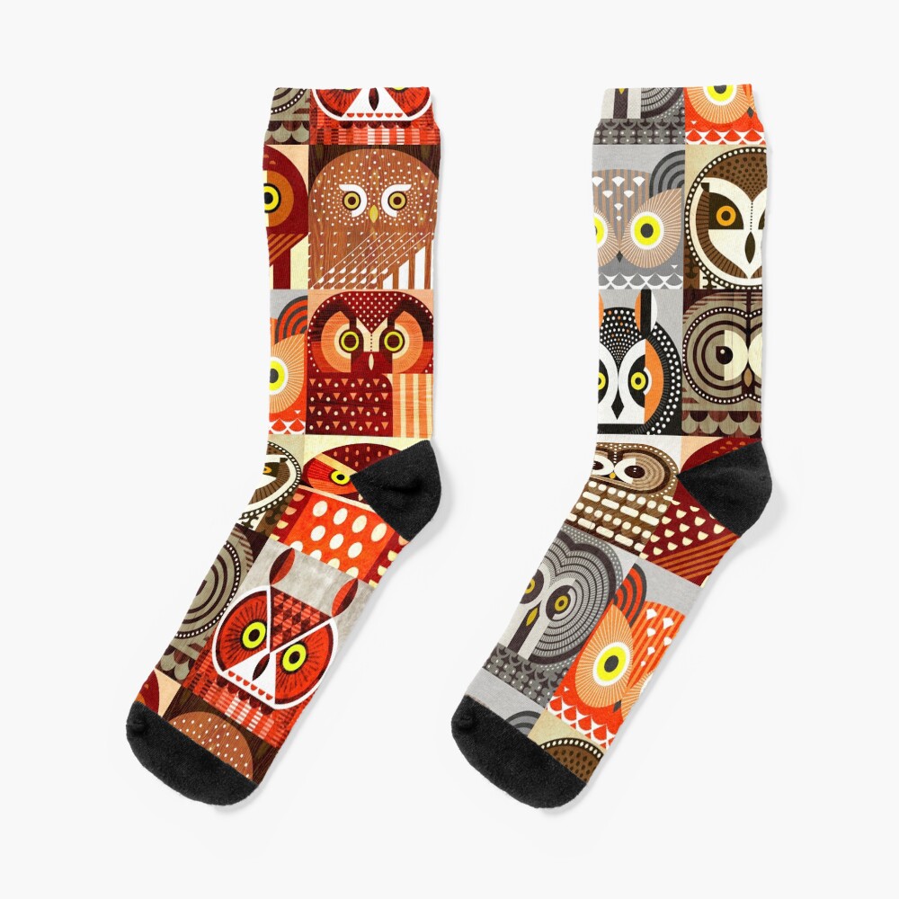 North American Owls Socks