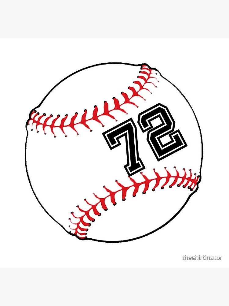 Baseball Player Jersey No 1 Back Number #1 Ball Sport Sticker Gift  Sticker for Sale by theshirtinator